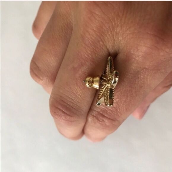 Star Earrings ABS Allen Schwartz - Picture 5 of 6